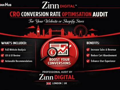 Provide CRO conversion rate optimisation audit for your website or Shopify store