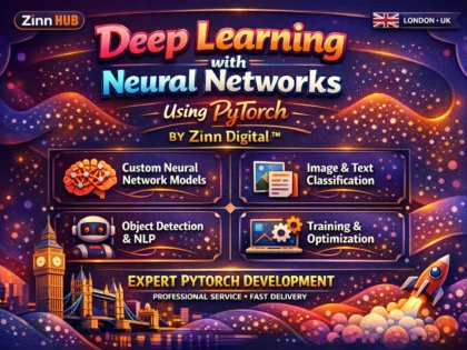 Deep learning with neural networks using PyTorch by Zinn Digital ™