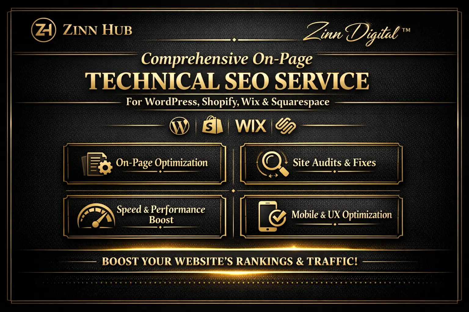 Comprehensive On-Page Technical Seo Service For Wordpress, Shopify, Wix &Amp; Squarespace Websites 1 Comprehensive On-Page Technical Seo Service For Wordpress
