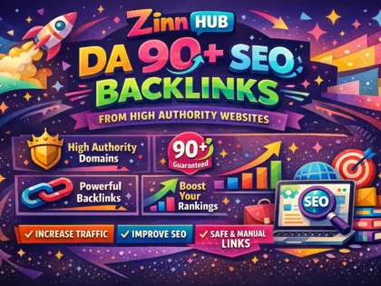 provide da 90 plus SEO backlinks from high authority websites