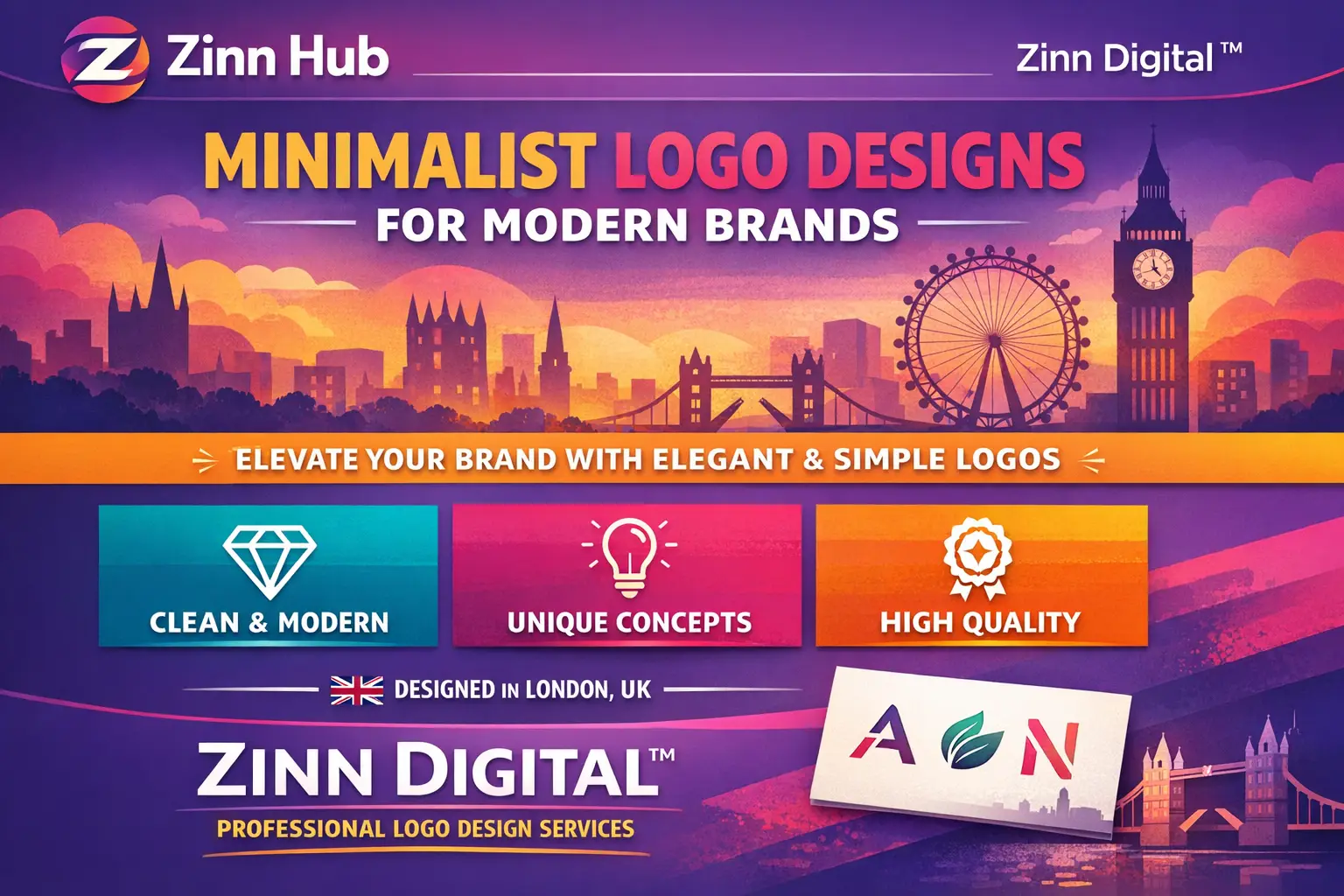 Create Minimalist Logo Designs For Modern Brands - Zinn Digital ™ 1 Create Minimalist Logo Designs For Modern Brands - Zinn Digital ™