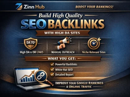build high quality SEO backlinks with high da