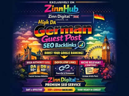 Build high DA dofollow German guest post SEO backlinks for Google ranking