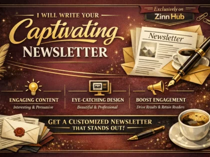 write your captivating newsletter