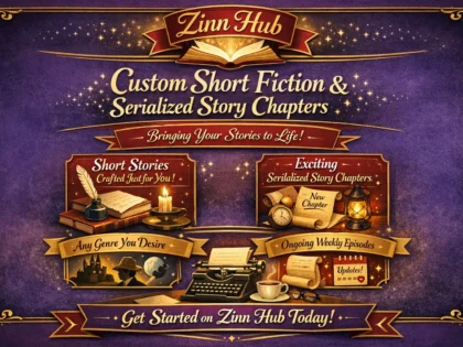 write custom short fiction and serialized story chapters