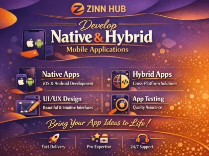 develop native and hybrid mobile applications