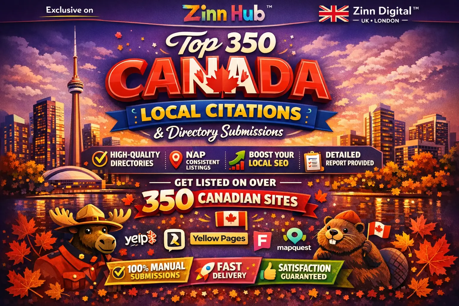 I'Ll Provide Top 350 Canada Local Citations And Directory Submissions 1 I'Ll Provide Top 350 Canada Local Citations And Directory Submissions