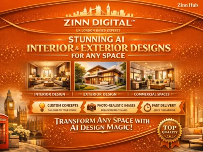 create stunning ai interior and exterior design concepts for any space