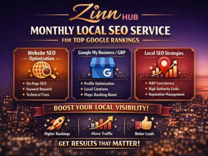 Do Monthly Local Seo Service For Google Rankings Website