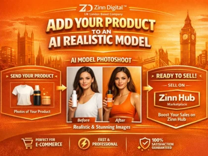 add your product to an ai realistic model