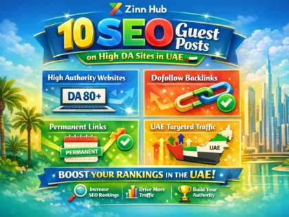 do 10 SEO guest post on high da website with dofollow permanent backlink in uae