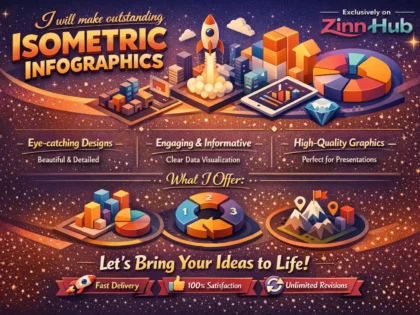 make outstanding isometric infographics