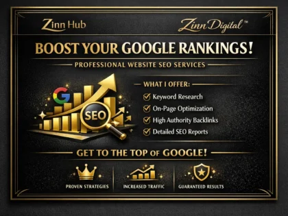 I will provide website SEO services to achieve top Google rankings