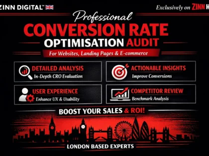 Professional conversion rate optimisation audit for websites