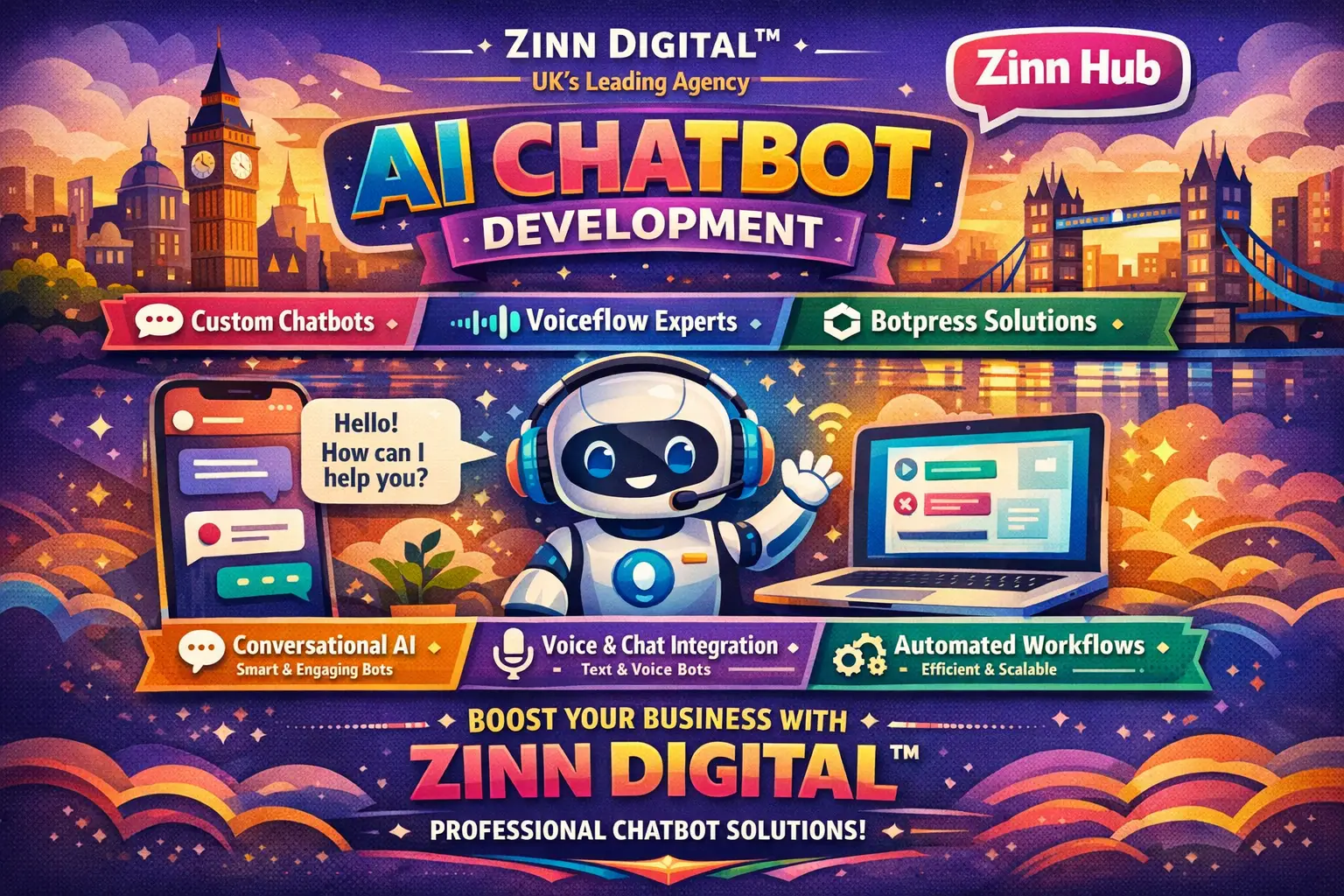 Ai Chatbot Development, Custom Chatbot, Voiceflow, Botpress 1 Ai Chatbot Development