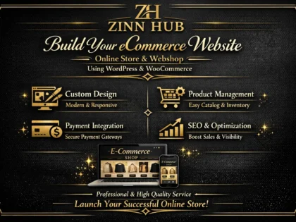 build ecommerce website online store