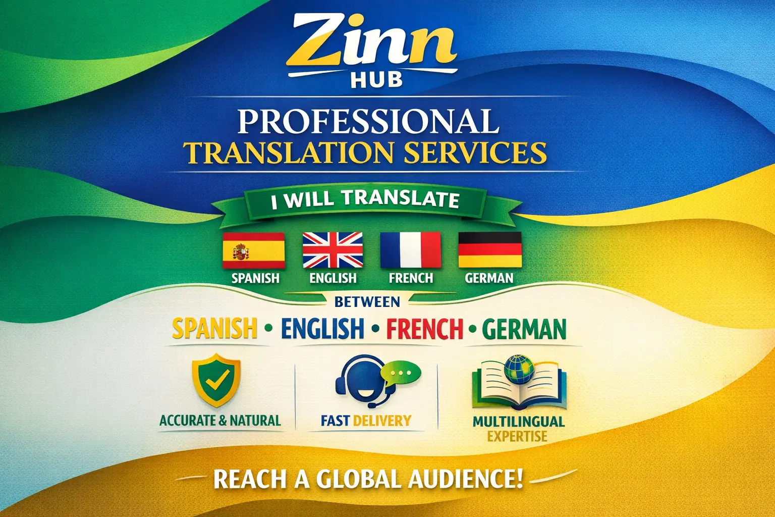 Professionally Translate In Spanish, English, French, German 1 Professionally Translate In Spanish