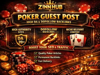 poker guest post high da and dofollow backlink