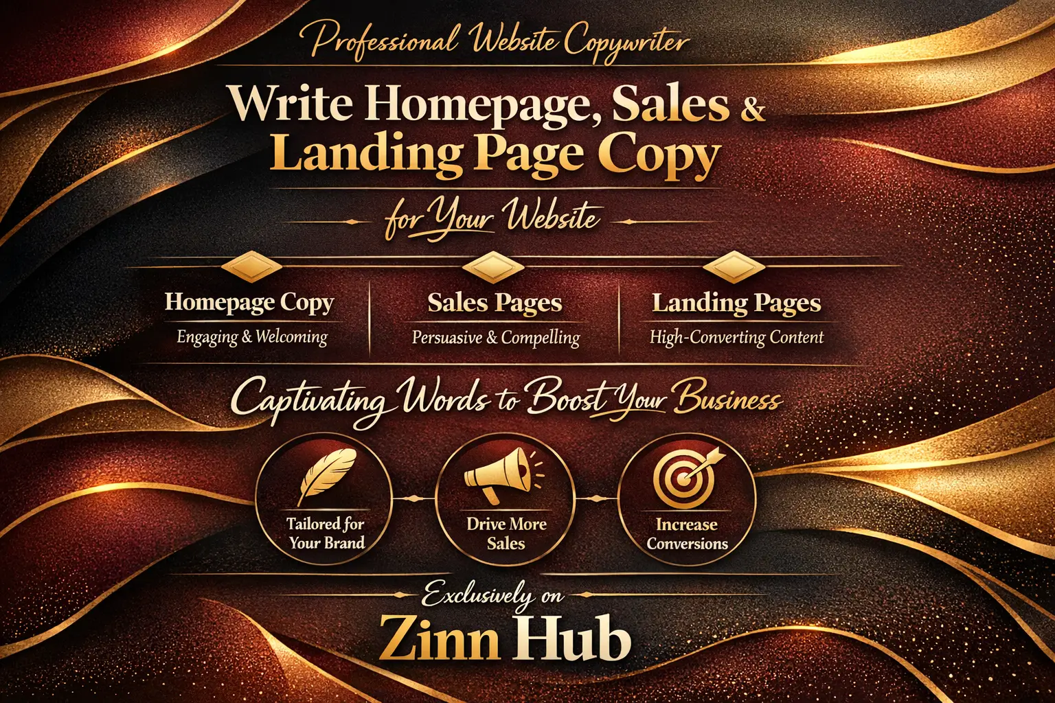 Write Homepage, Sales, And Landing Page Copy As Your Website Copywriter 1 Write Homepage
