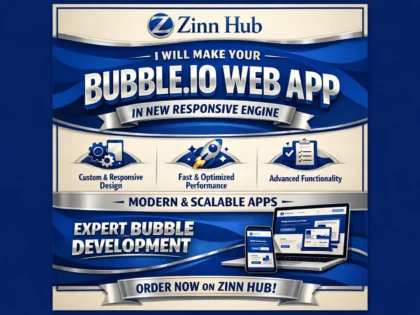 make your bubble io web app in new responsive engine