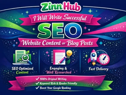 write successful SEO website content or blog posts