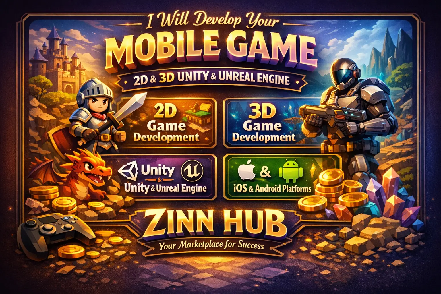 Do Mobile Game Development 2D 3D Unity Game As Unity Developer Unreal Engine 1 Do Mobile Game Development 2D 3D Unity Game As Unity Developer Unreal Engine