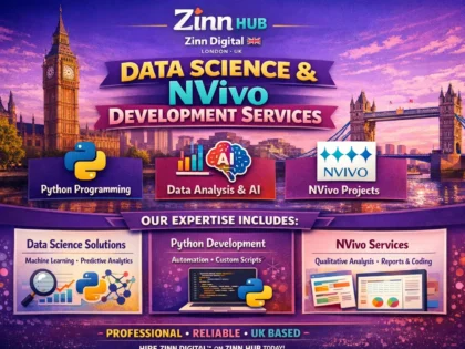 Zinn: Data Science, Python, NVivo & Software Development Services