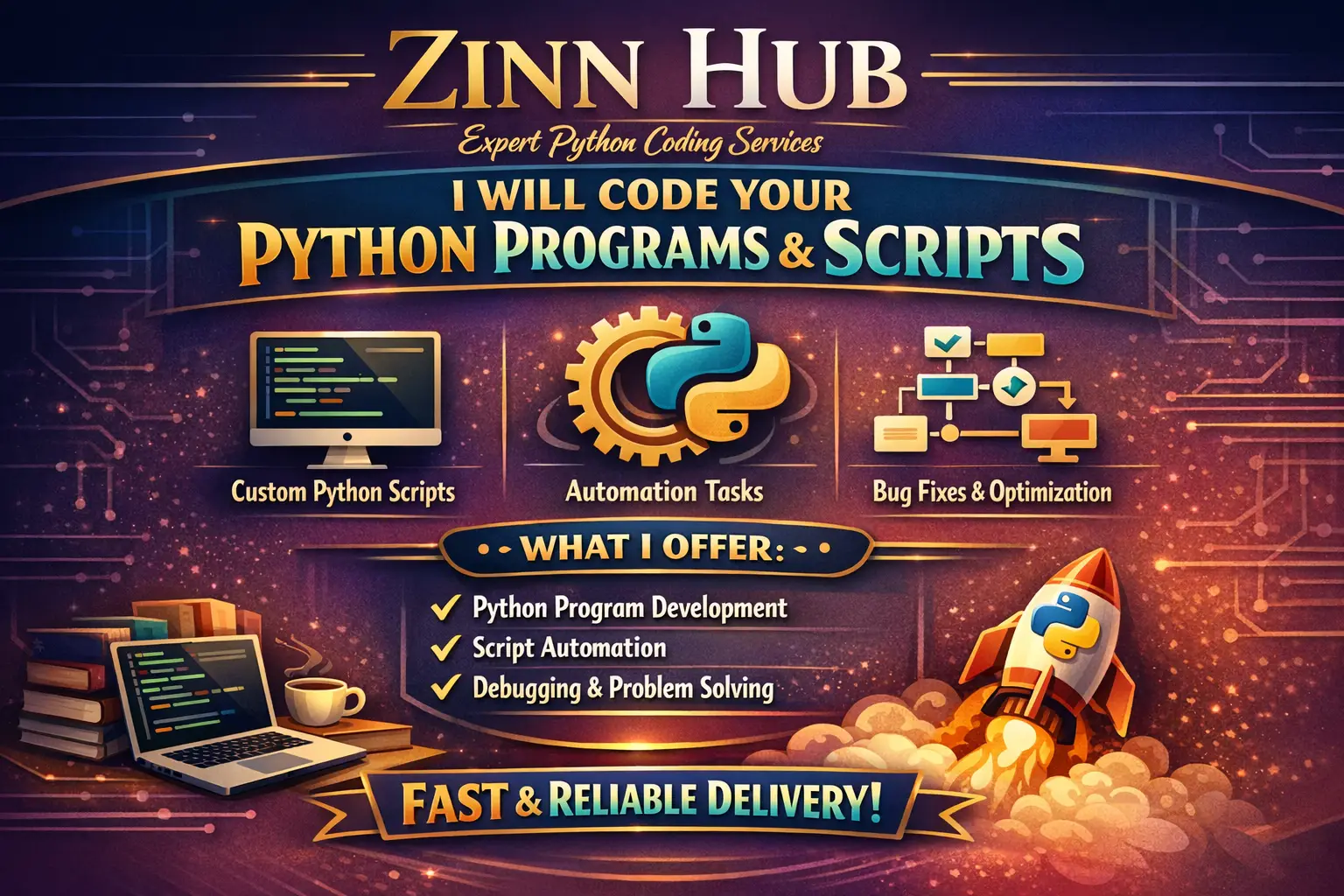 Code Python Programs, Scripts, Coding Tasks 1 Code Python Programs