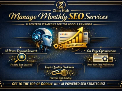 manage monthly SEO services with ai powered strategies for top google rankings