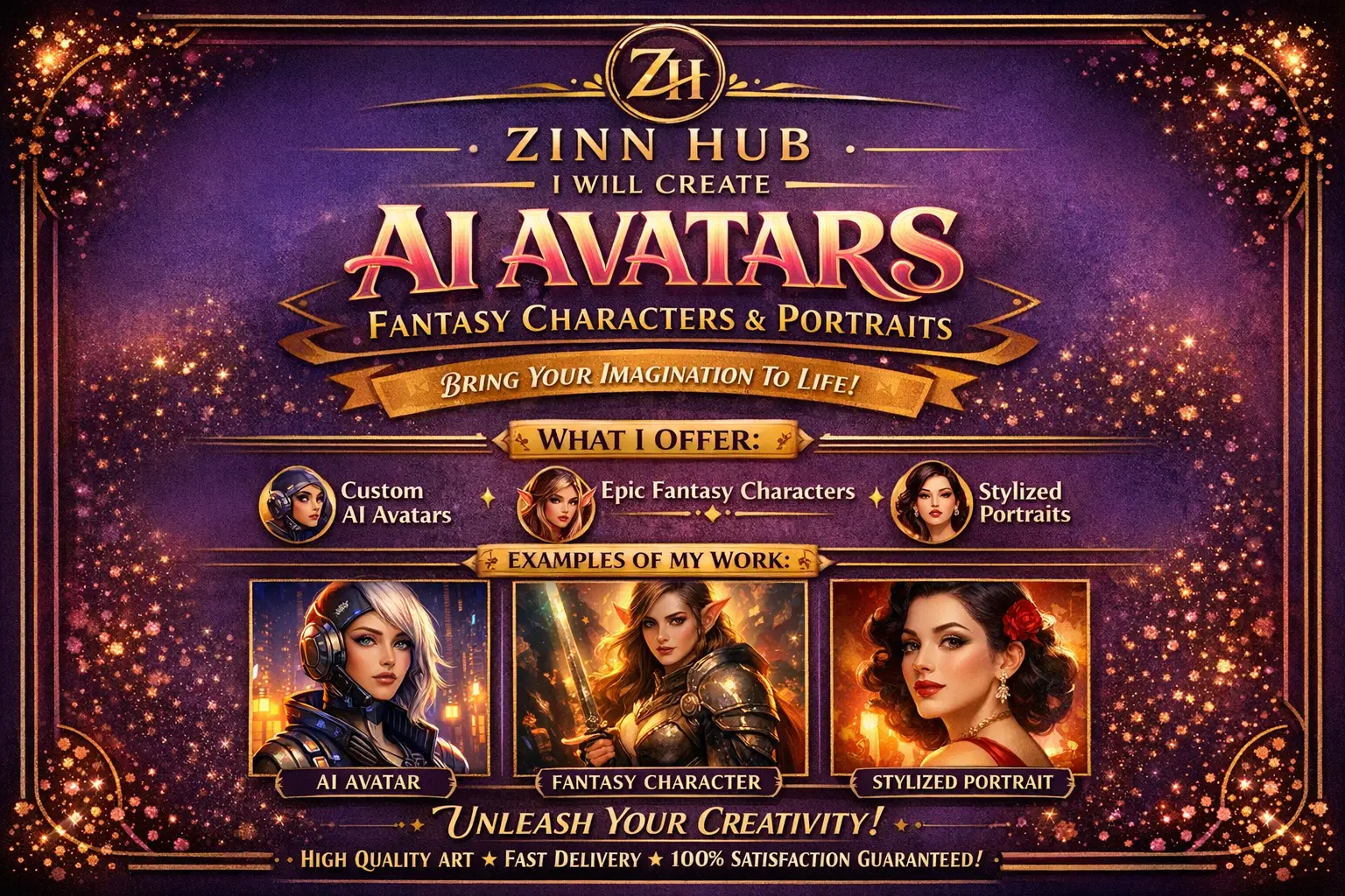 Create Ai Avatars, Fantasy Characters And Portraits 1 Create Ai Avatars