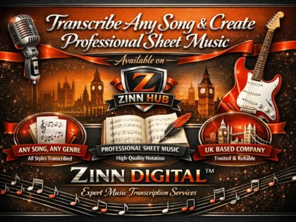 Transcribe any song and create professional sheet music