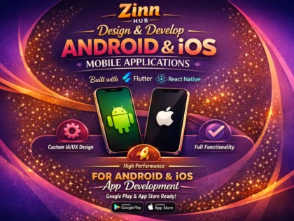 design and develop android and ios mobile application on flutter or react native