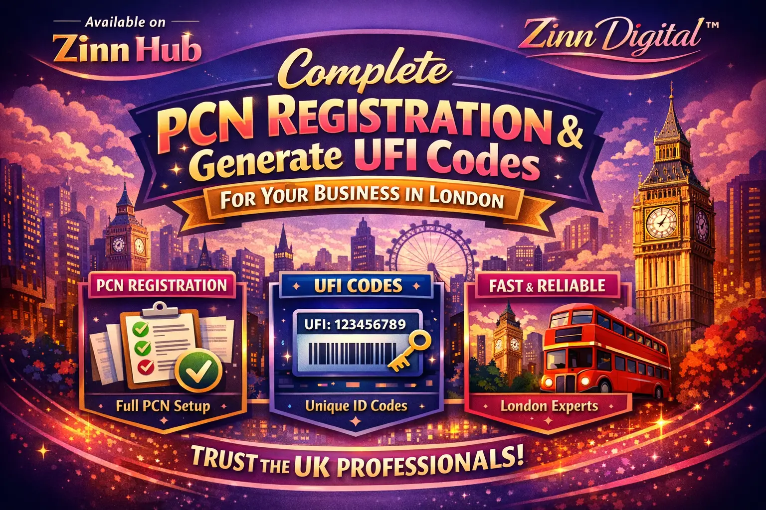 Complete Pcn Registration And Generate Ufi Codes For Your Business In London 1 Complete Pcn Registration And Generate Ufi Codes For Your Business In London