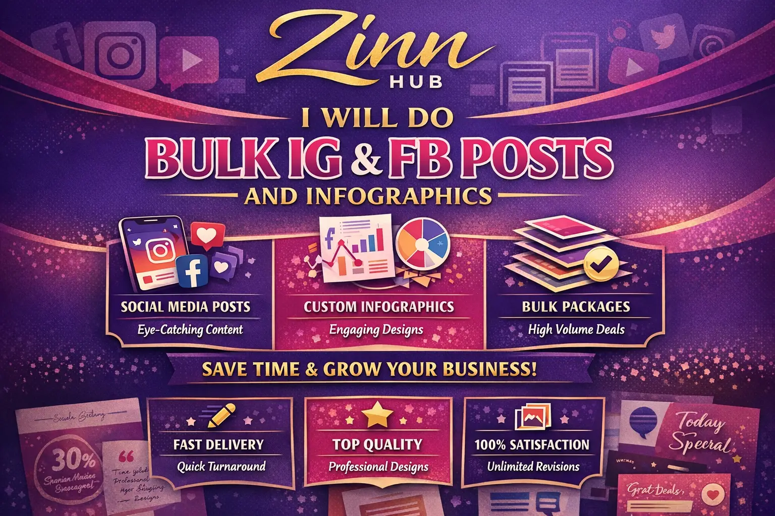Do Bulk Ig Fb Posts And Infographics 1 Do Bulk Ig Fb Posts And Infographics