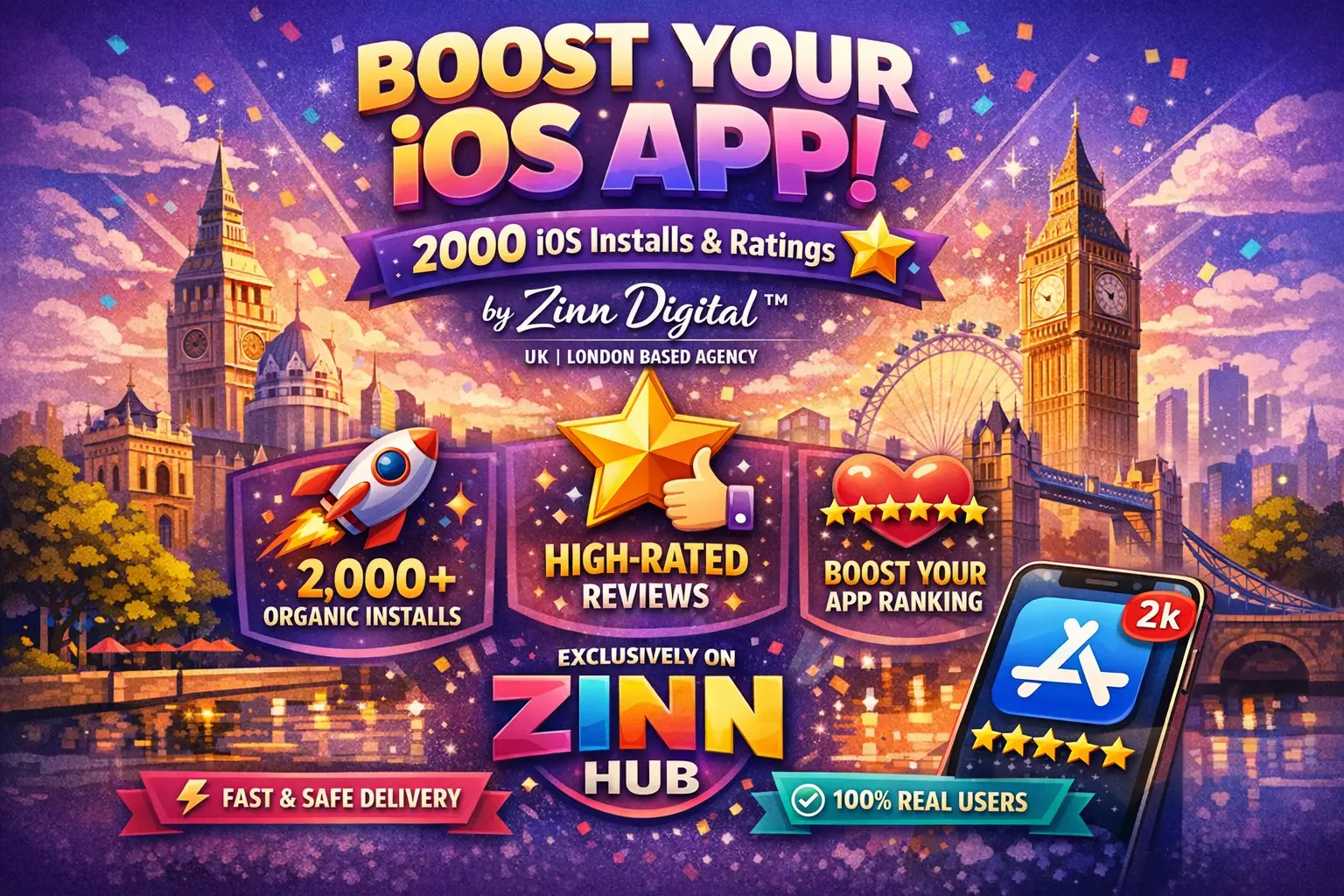 Ios App Promotion With 2000 Installs, Ratings &Amp; Marketing By Zinn Digital ™ 1 Ios App Promotion With 2000 Installs