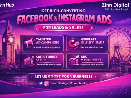 Set up Facebook and Instagram ads for leads and sales