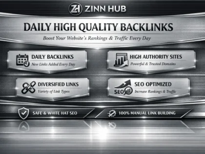 provides daily basis high quality backlinks