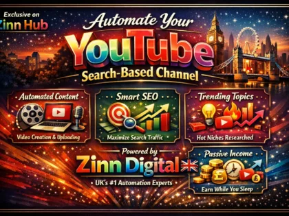 Automate Your YouTube Search-Based Channel with Zinn Digital ™