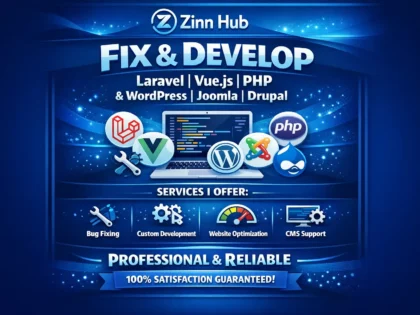 fix and develop laravel