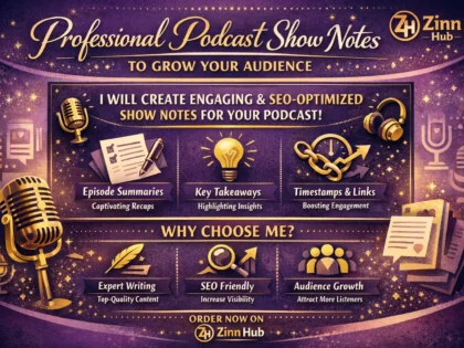 write your podcast show notes to grow your audience