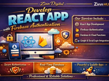 Develop React App With Firebase Authentication - Zinn Digital ™