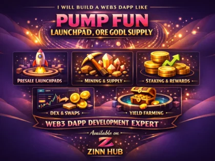 build web3 dapp like pump fun launchpad