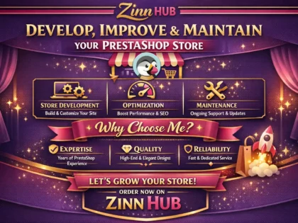 develop improve and maintain prestashop store site