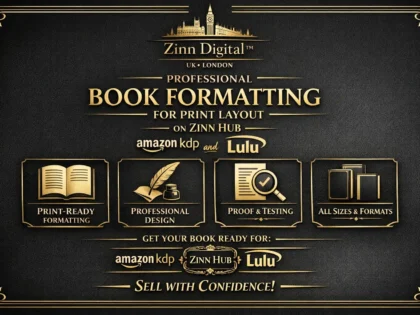 format your book for print layout for amazon kdp and lulu