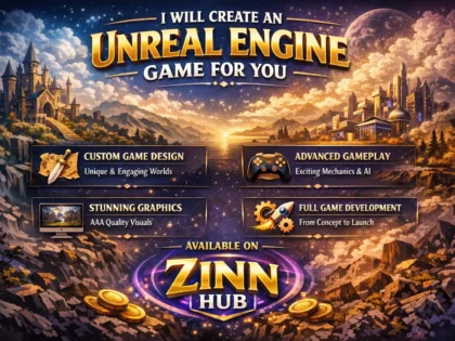 create unreal engine game for you