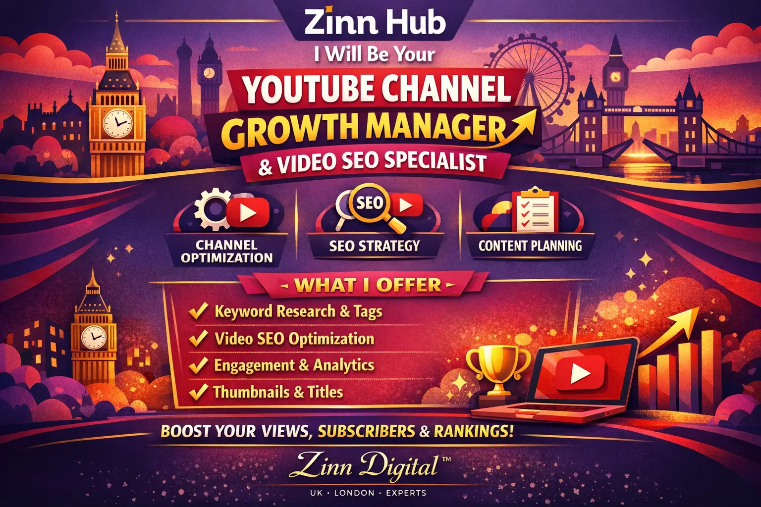 Be Your Youtube Channel Growth Manager And Video Seo Specialist 1 Be Your Youtube Channel Growth Manager And Video Seo Specialist