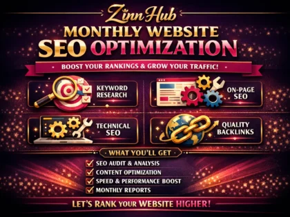 do monthly website SEO optimization