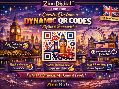 Create custom dynamic QR code design