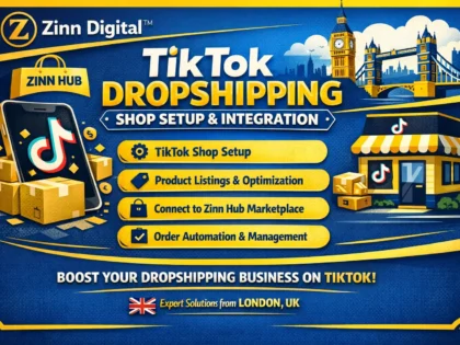 TikTok dropshipping shop setup and TikTok shop integration services