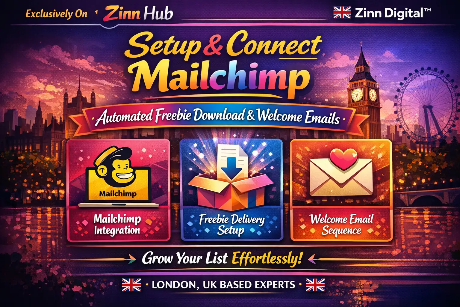 Connect Or Setup Mailchimp, Integrate Freebie Download Automation Welcome Email 1 Connect Or Setup Mailchimp